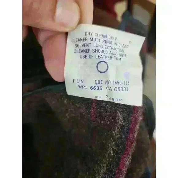 Vintage Woolrich Women’s Striped Wool Southwestern Aztec Long Coat Size‎ L Indie - Picture 4 of 6